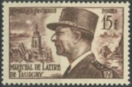 FRANCE. - 1952 - MARECHAL JEAN DE LATTRE DE TASSIGNY STAMP, # 920, UMM (**). - Unused Stamps