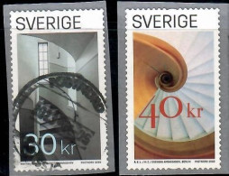 Sweden, 2020, Used,     Stairs , Mi. Nr. 3340-1 - Used Stamps