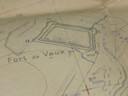 CANEVAS DE TIR FRANCAIS FORT DE VAUX SEPTEMBRE 1916 ! - 1914-18