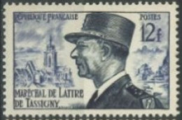 FRANCE. - 1954 - MARECHAL JEAN DE LATTRE DE TASSIGNY STAMP, # 982, UMM (**). - Unused Stamps