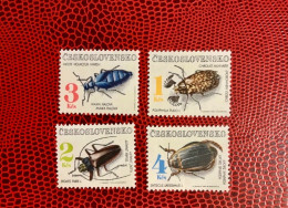 TCHÉCOSLOVAQUIE 1992 4v Neuf MNH ** YT 2920 / 2923 Insecto Insect Insekt Inseto Insetto CZECHOSLOVAKIA - Other & Unclassified