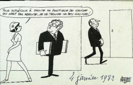 ► Coupure De Presse   Le Figaro Jacques Faisant 1983  Marchais Mauroy Marianne Il Est Gauche - 1950 - Today