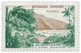 France 1957 N°YT 1125 MNH** Rivière Sens - GUADELOUPE - Unused Stamps