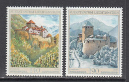 2010 Liechtenstein Vaduz Castle Complete Set Of 2  MNH @ BELOW FACE VALUE - Ongebruikt