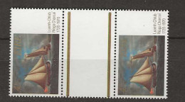 1970 MNH Ireland Mi 242 Gutter Pairs Unfolded - Unused Stamps