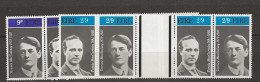 1970 MNH Ireland Mi 244-47 Gutter Pairs Folded - Nuevos