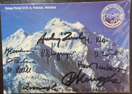 Expedition,mountaineering, Bergsteigen, Autograph, Alpinismo, Signed, Climbing, Himalaya, Nanga Parbat, Alpinistica - Alpinisme