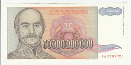 50 000 000 000 Dinara - 50 Billion Dinara  - 1993 - Yugoslavia - Miloš Obrenović - Konak Kneza Miloša - Joegoslavië