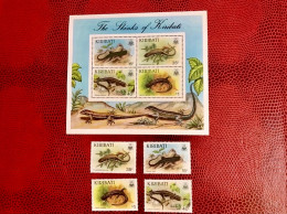 KIRIBATI 1987 Bloc 4v 4v Neuf MNH ** YT 172 / 175 BF 8 Mi Pájaro Bird Pássaro Vogel Ucello Oiseau - Autres & Non Classés