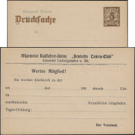 Bavière 1906. Entier Postal Timbré Sur Commande. Union Des Cyclistes De Ludwigshafen - Cycling