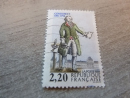 Antoine Caritat (1743-1794) Marquis De Condorcet - Révolution - 2f.20 - Yt 2592 - Multicolore - Oblitéré - Année 1989 - - Used Stamps