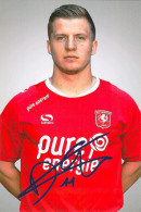 Fußball-Autogrammkarte AK Dylan Seys FC Twente Enschede 16-17 Kortrijk Club Brugge Waalwijk Mouscron Excelsior Rotterdam - Autografi