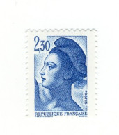 Liberté 2fr30 Bleu YT 2189a Sans Phospho. Rare, Voir Le Scan. Cote YT : 30 €, Maury N° 2194b : 40 €. - Neufs