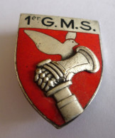 INSIGNE 1° GMS 1° Groupement De Missiles Stratégiques , BA 200 - Email - DRAGO PARIS A 999 - Luftwaffe