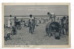 Mimizan-Plage (40) : GP D'exercice Physique Avec Un Ballon Sur La Plage à Marée Basse En 1936 (animé) PF. - Mimizan Plage