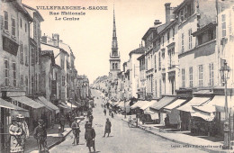 FRANCE - Villefranche Sur Saone - Rue Nationale - Le Centre - Animé -  Carte Postale Ancienne - Villefranche-sur-Saone
