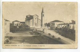 CPA Veneto Padova (Padua) - SANTA GIUSTINA IN COLLE - Chiesa E Centro - Peu Commune - Raro - Padova