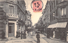 FRANCE - Evreux - Rue Grande - Animé -  Carte Postale Ancienne - Evreux