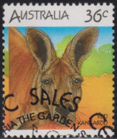 1986 Australien ° Mi:AU 988, Sn:AU 992a, Yt:AU 964, Sg:AU 1023, Un:AU 1015, Sev:AU 1029, Red Kangaroo (Osphranter Rufus) - Usati