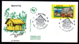 Mayotte , 31 05 1997 Banga Enveloppe Premier Jour D'émission Du Timbre FDC - Covers & Documents