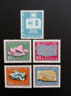 SCHWEIZ MI-NR. 731-735 POSTFRISCH(MINT) PRO PATRIA 1961 MINERALIEN (IV) - Ungebraucht