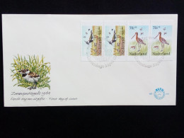 NIEDERLANDE H-BLATT 31 FDC ZOMERPOSTZEGELS 1984 VÖGEL KIEBITZ UFERSCHNEPFE - FDC