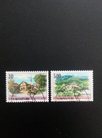 LIECHTENSTEIN MI-NR. 1126-1127 GESTEMPELT(USED) DORFANSICHTEN 1996 SCHLOSS VADUZ - Used Stamps