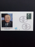 DEUTSCHLAND MI-NR. 876 FDC (FIDACOS) MITLÄUFER 1976 KONRAD ADENAUER - Europäischer Gedanke