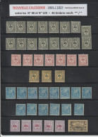 NOUVELLE CALÉDONIE -  Entre Les N° 88 Et 129  De 1905/1927 - 46 Timbres Neuf ** & *  -  2 Scan - Ongebruikt