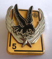 INSIGNE 5° RHC REGIMENT D' HELICOPTERES DE COMBAT - Fixation Type Pin's - Y. DELSART G 2863 - Hueste