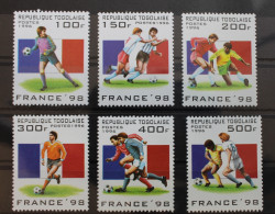 Togo 2389-2394 Postfrisch Fußball WM 1998 #RL302 - Togo (1960-...)