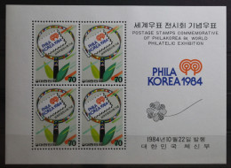 Korea Block 495 Mit 1392 Postfrisch #TX779 - Corea Del Sur
