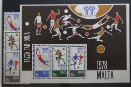 Malta 571-573, Block 5 Mit 571-573 Postfrisch #UG952 - Malta