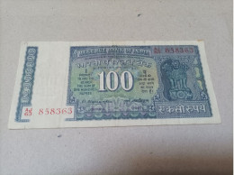 Billete India, 100 Rupias, Año 1970 - Inde
