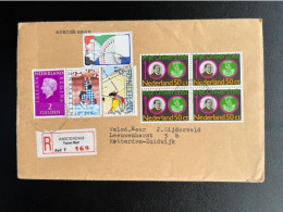 NETHERLANDS 1982 REGISTERED LETTER AMSTERDAM TUSSEN MEER TO ROTTERDAM 18-02-1982 NEDERLAND AANGETEKEND - Covers & Documents