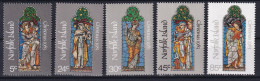 MiNr. 310 - 314 Norfolk-Insel 1983, 13. Sept. Weihnachten: Kirchenfenster - Postfrisch/**/MNH - Norfolk Eiland