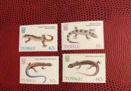 TUVALU 1986 Complete 4v Neuf MNH ** Mi 382 / 385 YT 381 / 384 Reptil Reptile Rettile Schlange - Sonstige & Ohne Zuordnung