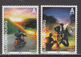 2010 Luxembourg Camping Motorcycling Guitar Complete Set Of 2 MNH @ BELOW FACE VALUE - Neufs