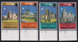 MiNr. 476 - 479 Montserrat  1981, 16. Nov. Weihnachten: Kirchen - Postfrisch/**/MNH - Isole Cocos (Keeling)