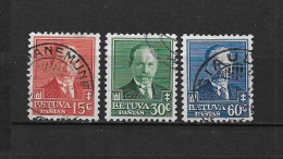 LOTE 1420   ///   LITUANIA 1934  YVERT Nº: 340/342    ¡¡¡ OFERTA - LIQUIDATION - JE LIQUIDE !!! - Lithuania