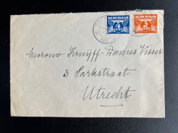 NETHERLANDS 1937 LETTER PETTEN? TO UTRECHT 07-07-1937 NEDERLAND - Cartas & Documentos