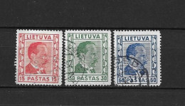 LOTE 1420   ///   LITUANIA 1936  YVERT Nº: 355/357    ¡¡¡ OFERTA - LIQUIDATION - JE LIQUIDE !!! - Litouwen