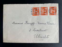 NETHERLANDS 1935? LETTER AMSTERDAM TO UTRECHT 09-05-1935? NEDERLAND - Storia Postale