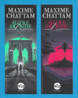 Marque Page.  Wiz.  Albin Michel.   Maxime Chattam.   Bookmark. - Marque-Pages