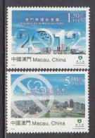 2012 Macau Smoke Free Macau Anti-Smoking Health  Complete Set Of 2 MNH - Nuevos