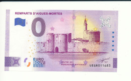 Billet Souvenir - 0 Euro - REMPARTS D'AIGUES-MORTES - UEGR - 2023-1 - N° 11683 - Mezclas - Billetes