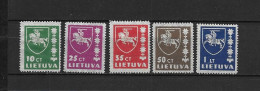 LOTE 1420   ///   LITUANIA 1936  YVERT Nº: 358/361A    ¡¡¡ OFERTA - LIQUIDATION - JE LIQUIDE !!! - Lithuania