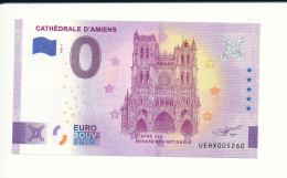 Billet Souvenir - 0 Euro - CATHEDRALE D'AMIENS - UEHX - 2023-1 - N° 5260 - Mezclas - Billetes