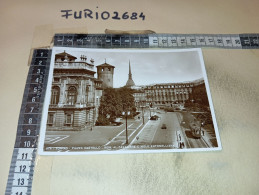 AD10951 TORINO PIAZZA CASTELLO MONUMENTO AL CAVALIERE E MOLE ANTONELLIANA PANORAMA TRAMWAY TRAM D'EPOCA - Andere Monumenten & Gebouwen