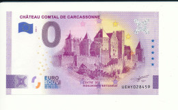 Billet Souvenir - 0 Euro - CHÂTEAU COMTAL DE CARCASSONNE - UEHY - 2023-1 - N° 28459 - Kiloware - Banknoten